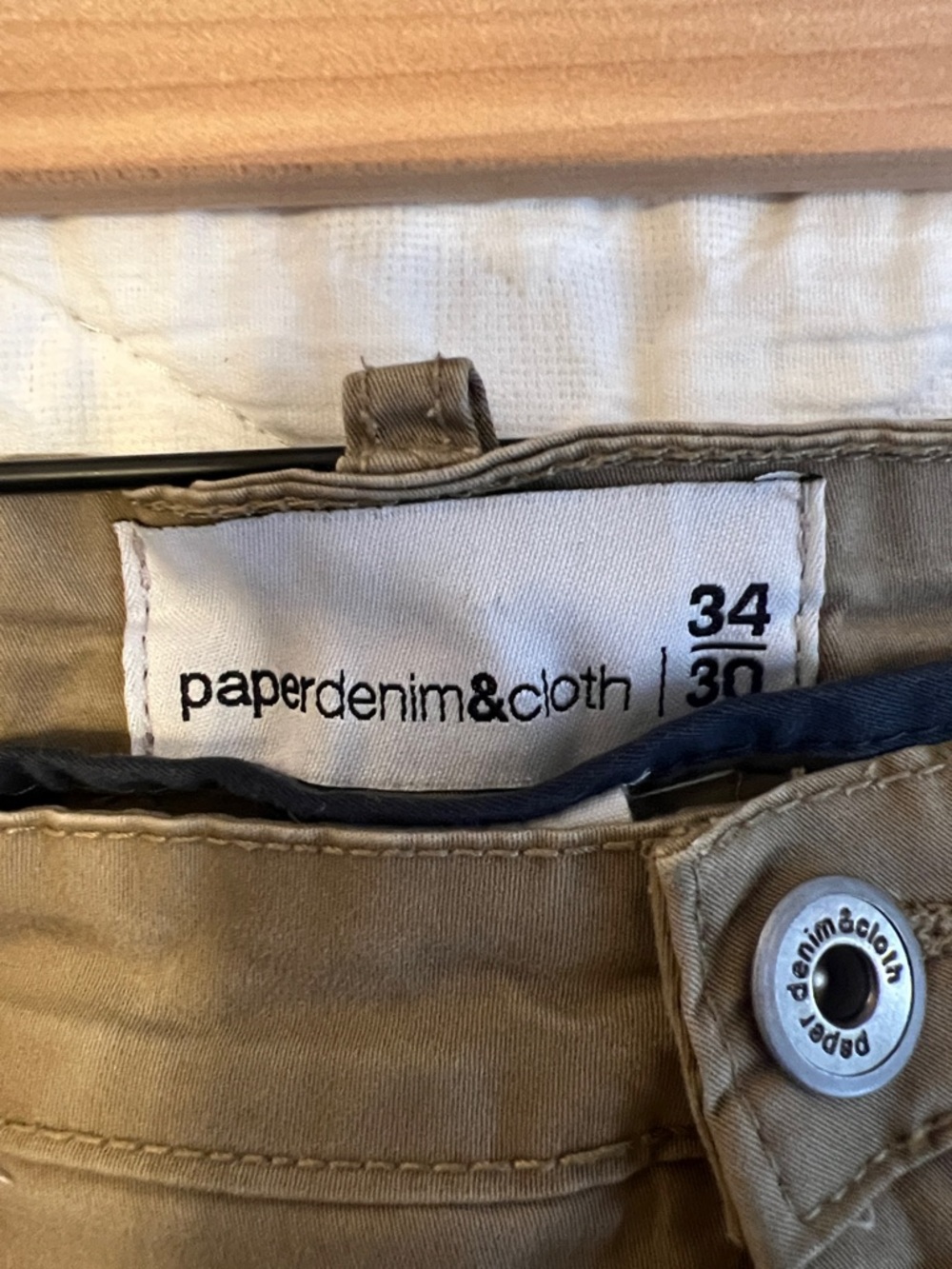 Paper Denim & Cloth Tan Men's Chino Pants